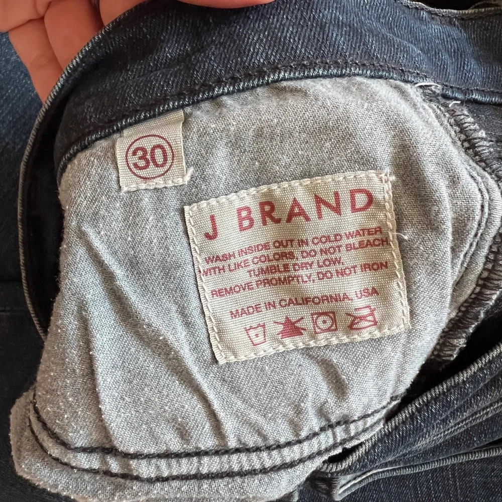 J Brand The Deal Style 9612 Bru Skinny Jeans Size 30 Dark Blue Mid Rise